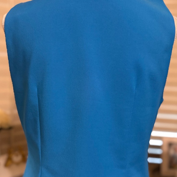 New York and Company Blue Three-Piece Blazer, Pant, and Vest Set - Picture 10 of 17